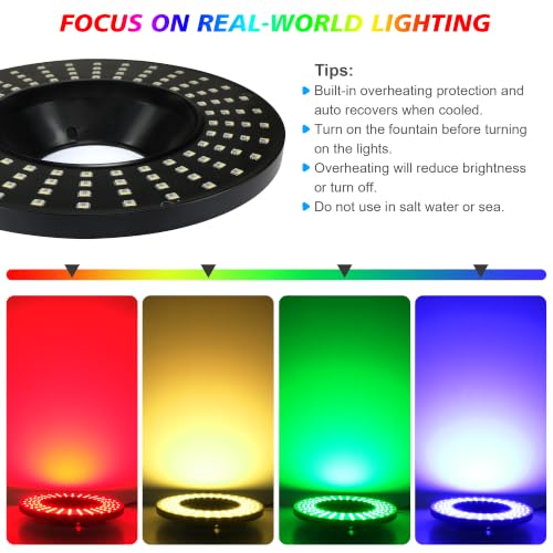 Pond Fountain Aerator Lights (Rgbw)