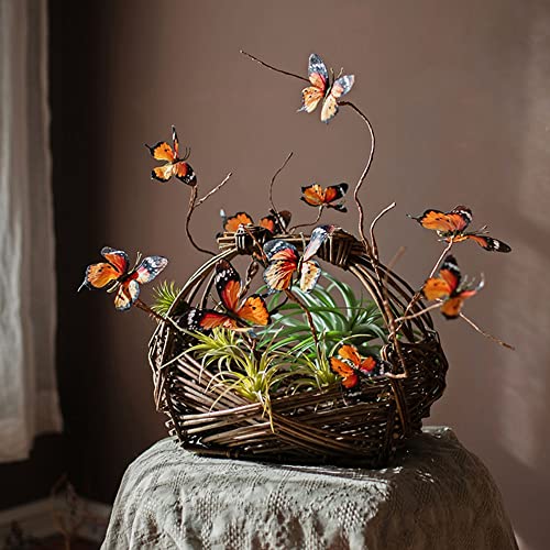Artificial Butterfly (Yellow-5-pcs)