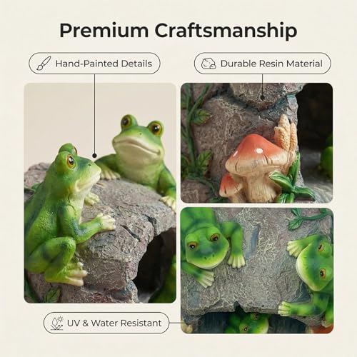 Frog Gutter Guardian Downspout Splash Block (Frogs-family)