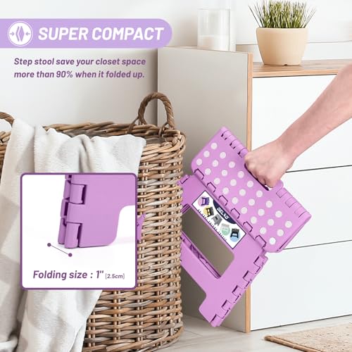 9 Inch Kids Step Stool (Light Purple / 9 Inch)