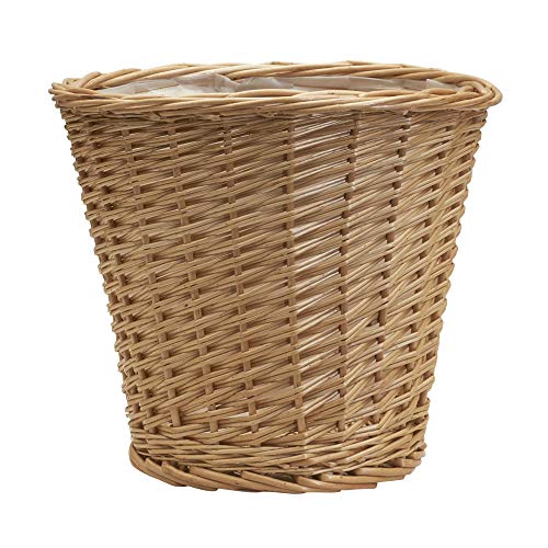 Willow Wicker Waste Basket (Natural)