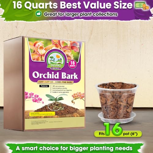Orchid Bark for Plants (Orchid Bark 16 Quarts)