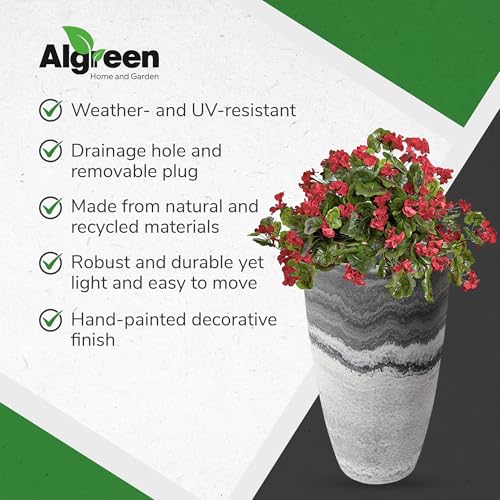 Acerra Composite Vase Planter with Drainage Hole