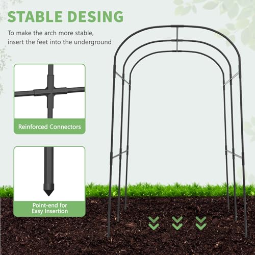 Garden Arch Trellis (71" L x 47.2" W x 83" H)