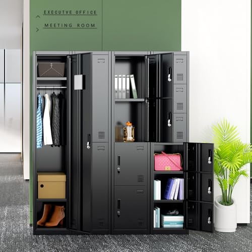 Metal Loker with 1 Doors (Black / 1 doors)