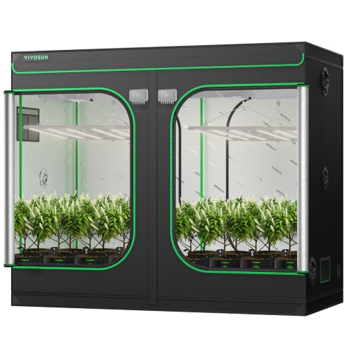 S848 4x8 Grow Tent 96"x48"x80" High Reflective Mylar Tent (96"x48"x80")