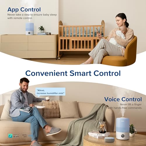 3L Dual 200S Smart Humidifiers for Bedroom