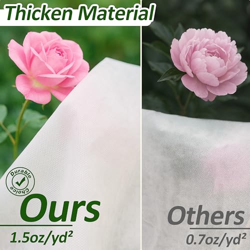 1.5 oz Plant Covers Freeze Protection