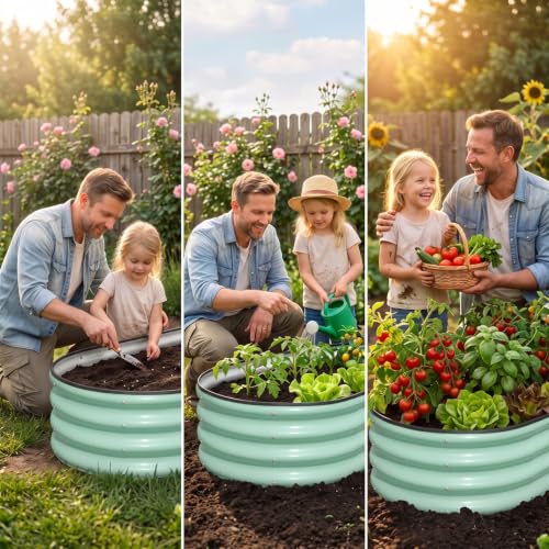 Raised Garden Bed Outdoor 4x2x1ft (2 Count)