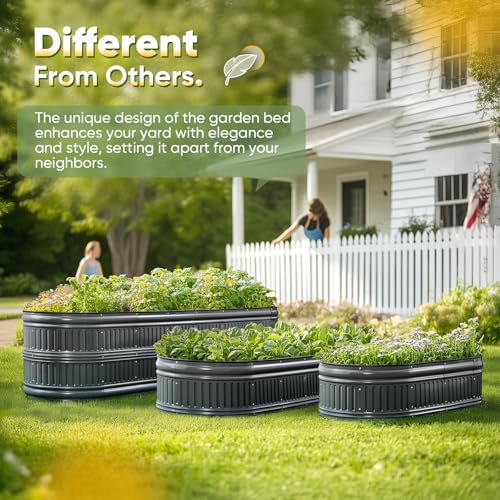 Raised Garden Bed Kit 2026 Upgraded Modular DIY 94x24x24 in
