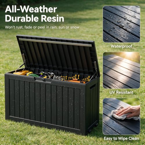 90 Gal Deck Box (90 Gallon / Black)