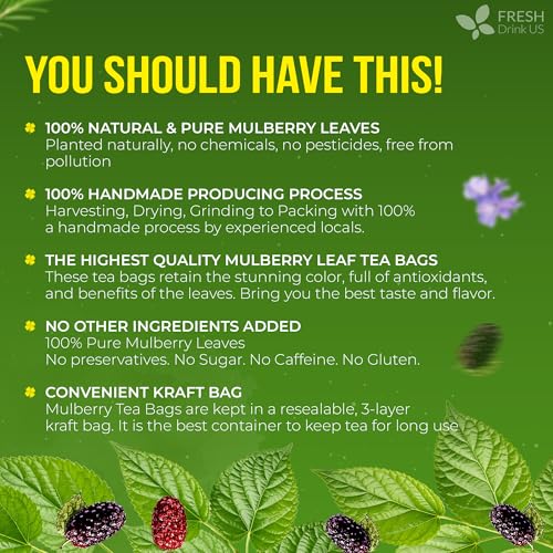 50 Bags Mulberry Leaf Tea (50 Count)