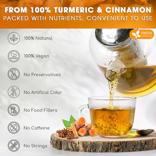 Premium Turmeric Cinnamon Tea (75 Tea Bags)