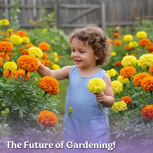 500 Cracker Jack Marigold Heirloom Flower Seeds
