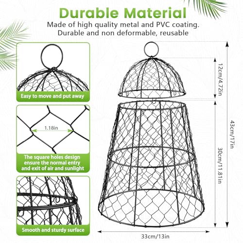 8 Pcs Garden Cloches for Plants