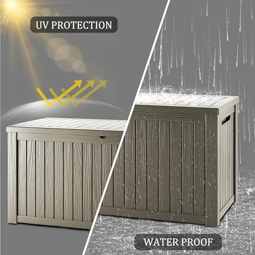 Outdoor Storage Box (Grey / 150 Gallon)