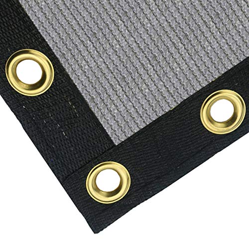 5 ft x 50 ft Privacy Screen Fence Heavy Duty Fence Cover Grey (5 ft X 50 ft / Gray)