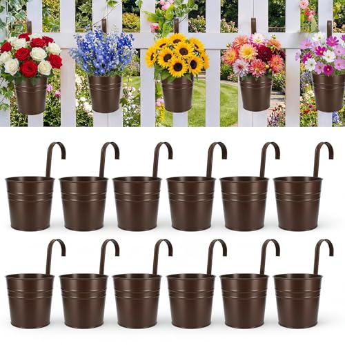 Hanging Flower Pots (Bronze(5in))