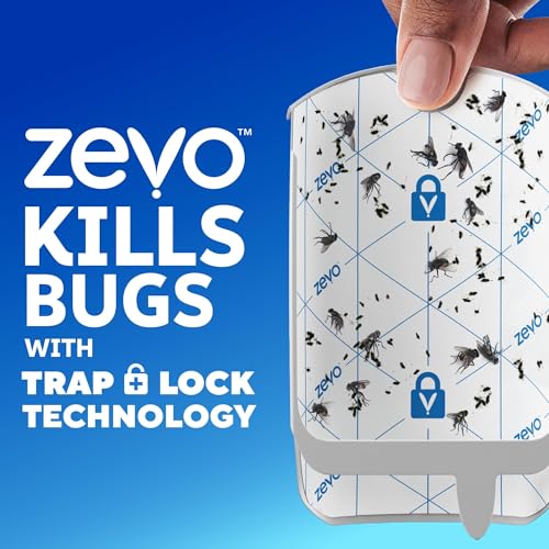 Flying Insect Trap Refill Cartridges for Fruit Flies & Gnats (12 Refill Cartridges)