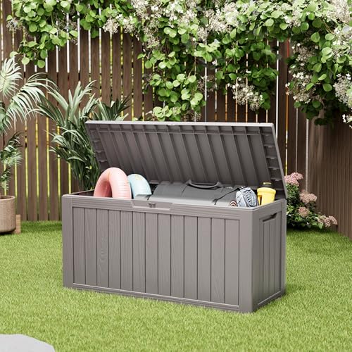 Outdoor Storage Box (Grey / 82 Gallon)