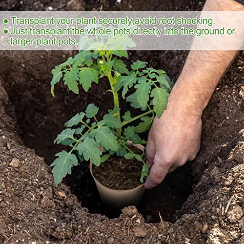 50PCS Peat Pots (3.15")