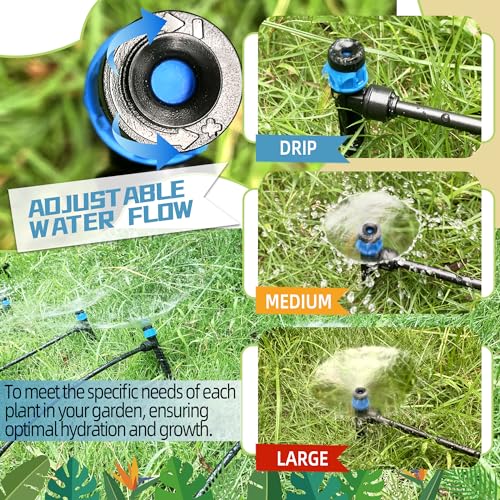 10PCS Push to (10PCS Drip Irrigation Vortex Emitters)