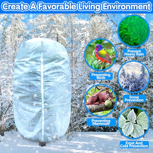 2 Pcs Plant Covers Freeze Protection