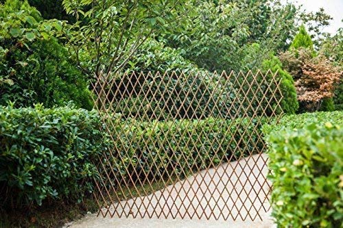 Nature Willow Trellis Expandable Plant Support Plant Climbing Lattices Trellis Willow Expandable Trellis Fence for Climbing Plants Support 36x92 Inch (4 Count)