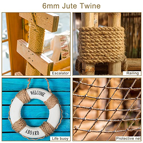 Natural Jute Twine Rope (328 Foot)