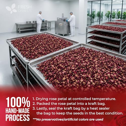 Premium 4oz Dried Rose Petals (4oz)