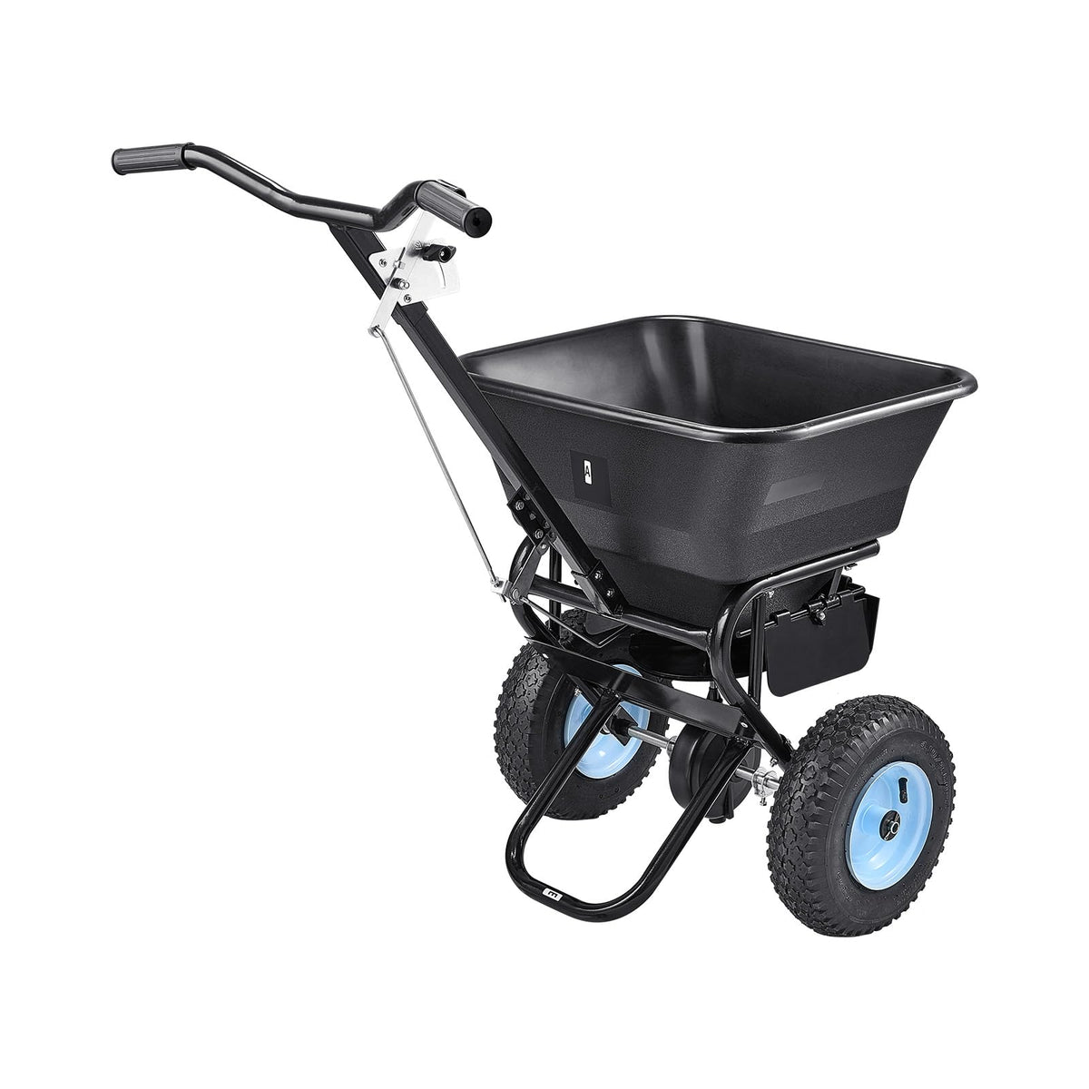 Broadcast Spreader 100 lbs Capacity Walk (100LB / Black)