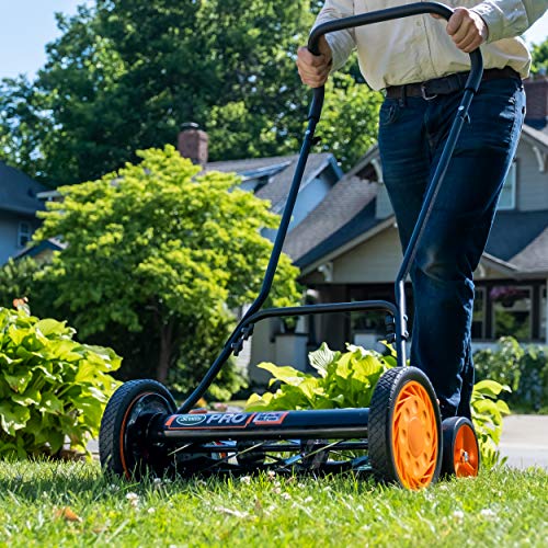 716-18S 18-Inch 7-Blade Push Reel Lawn Mower, Green (18-Inch, 7-Blade)