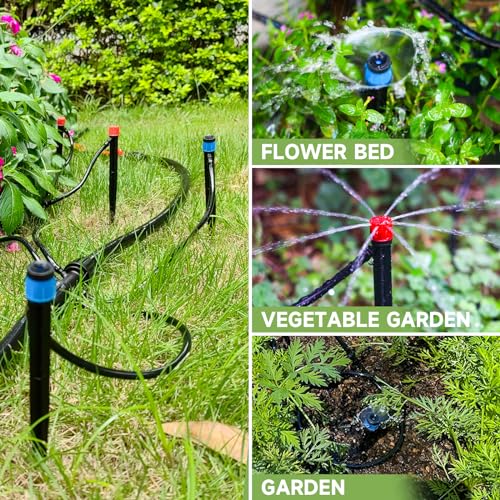 60 Pack Drip Irrigation Emitters Sprays for 1 (60 Pcs Emitters)