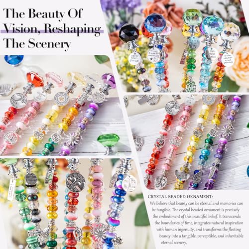 513Pcs DIY Beaded Garden Stakes (colorful)