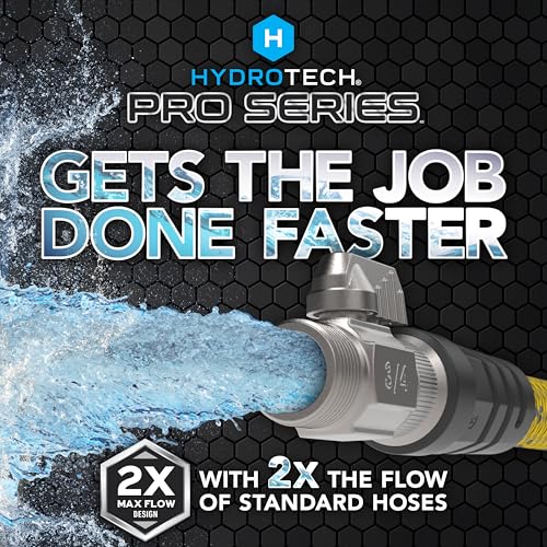 Pro Series 100 ft Max Flow Garden Hose (100 Feet)