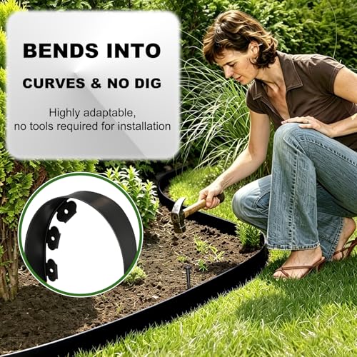 3 Inch x 50FT Garden Edging Border (3IN x 50FT)