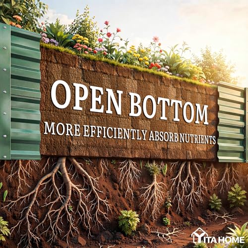 6x3x2ft 2pcs Large Raised Garden Bed Kit (Green / 6x3x2ft 2pcs)