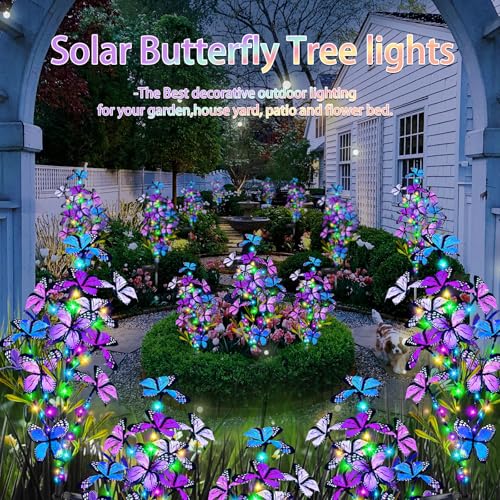 Solar Garden Lights Outdoor Waterproof (Colorful / 6 Pack)