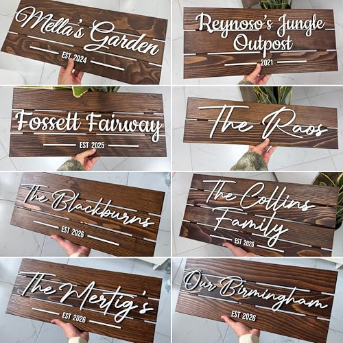 Wooden Name Sign Personalized and Custom