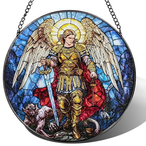 Stained Glass Suncatcher (Archangel-a)