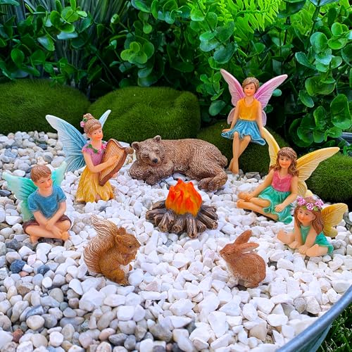 Fairy Garden Figurines (9 Count)