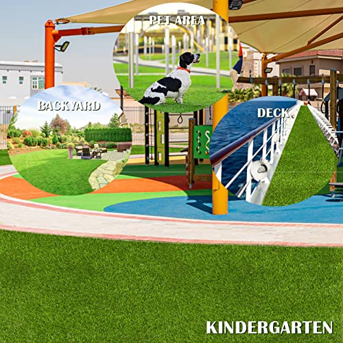 Artificial Grass Rug 5 FT x 49 FT Fake Faux Grass (245 Sq Ft)
