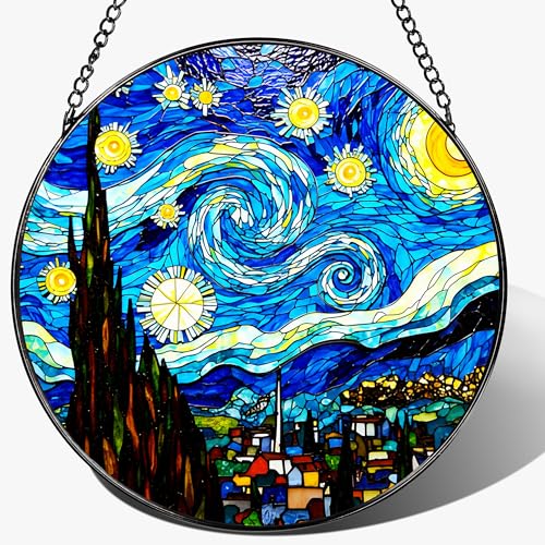 8'' Van Gogh Starry Night Sun Catcher Ornament (Starry Night)