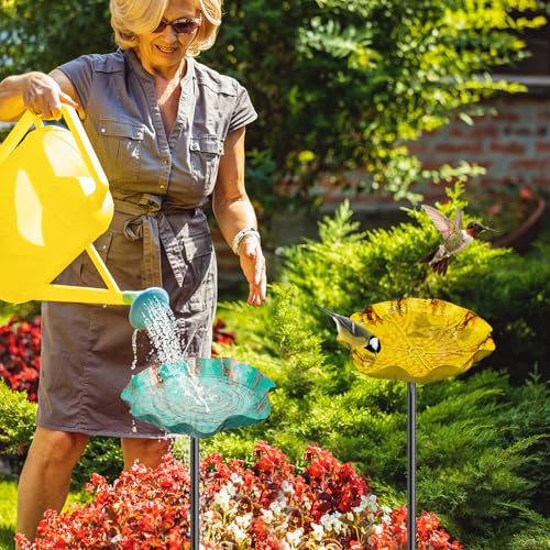 4PCS Hummingbird Bird Bath for Outside