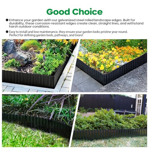 Corrugated Metal Garden Edging 6" x 20Ft