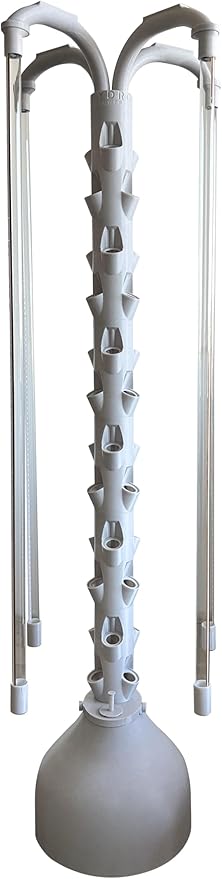 The Hydro Tower® Hydroponic Tower with Integrated Lighting and Watering Systems | Simple Setup | Easy Upkeep | Fast Growth (36 Plants)