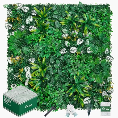 Artificial Boxwood Panels (Dracaena 3 / 8PCS 20''x20'')