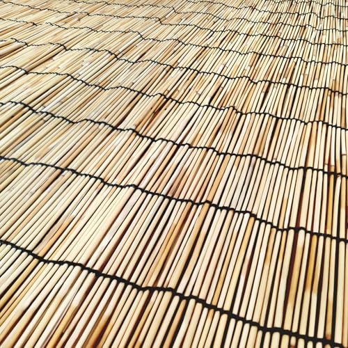 Bamboo Fence Bamboo Screens Outdoor for Patio (4×10FT / Natural color)