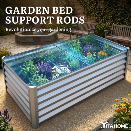 6x3x3ft Galvanized Raised Garden Bed (6x3x3ft / Silver)