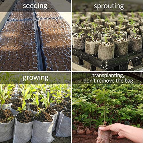 Grow Bags 400pcs Plant Nursery Bags (400 Count)